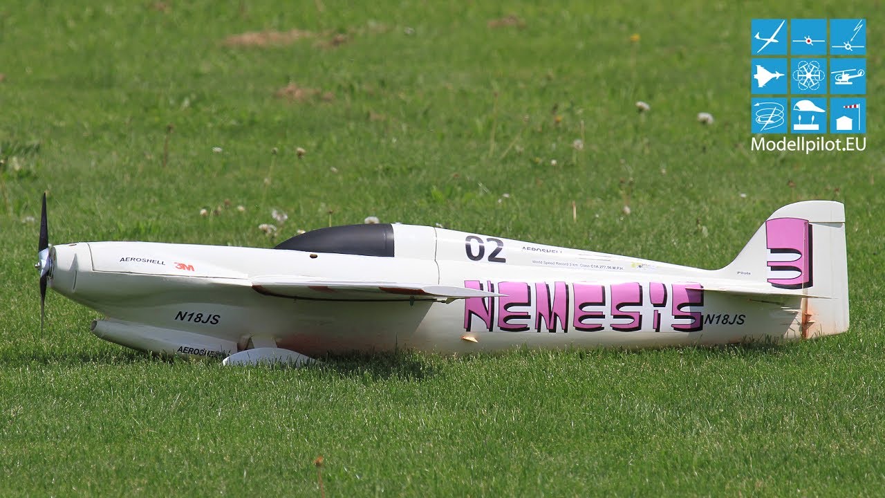 NEMESIS 3 RC AEROBATIC SPEED FLIGHT SHOW with SMOKE DANIEL MAYR MULTIPLEX AIRSHOW BRUCHSAL 2017