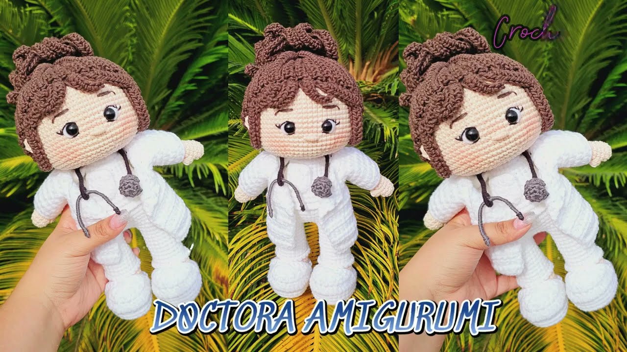 Doctora AMIGURUMI Fácil y Rápido (Crochetips) - Parte 5
