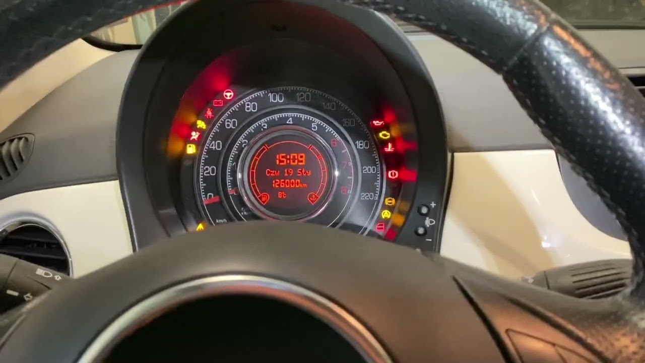 Fiat 500 не заводится.Can-шина засажена