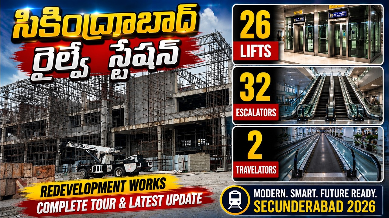 😱 Secunderabad Railway Station is Changing Forever! | Mega Redevelopment Tour