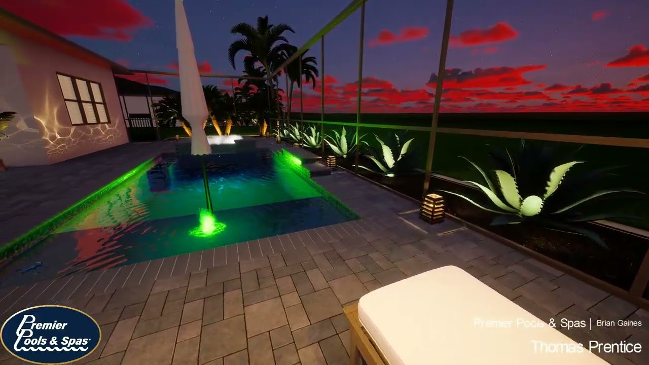 Prentice - 3D Pool Design Walkthrough