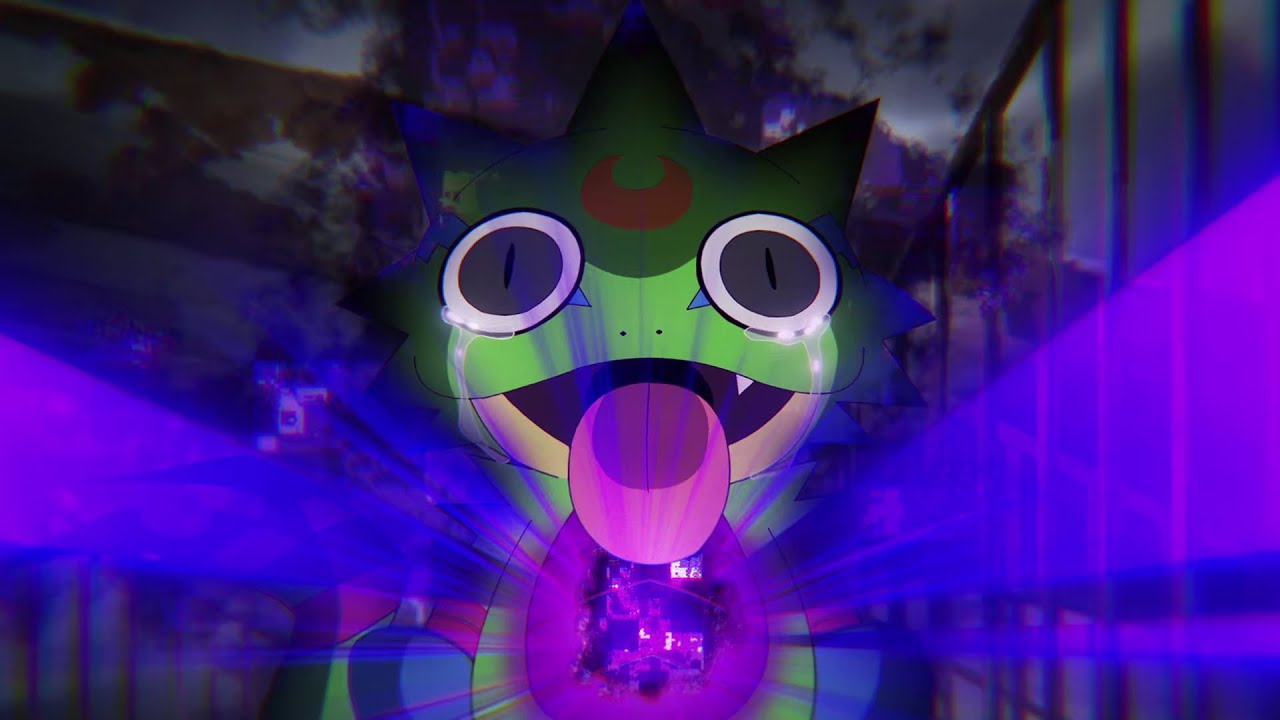 Gekkomon goes berserk/rage/dark mode