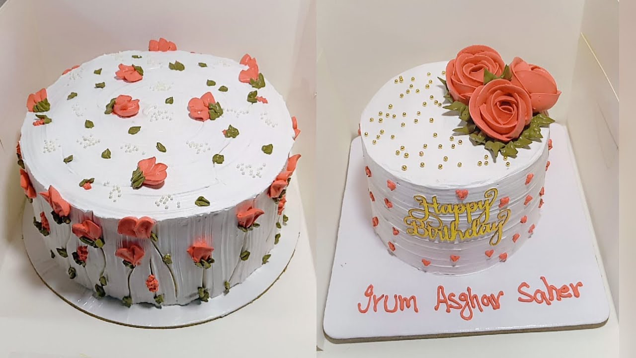 A Sweet cream  Cake designs with a Deep Life Lesson 