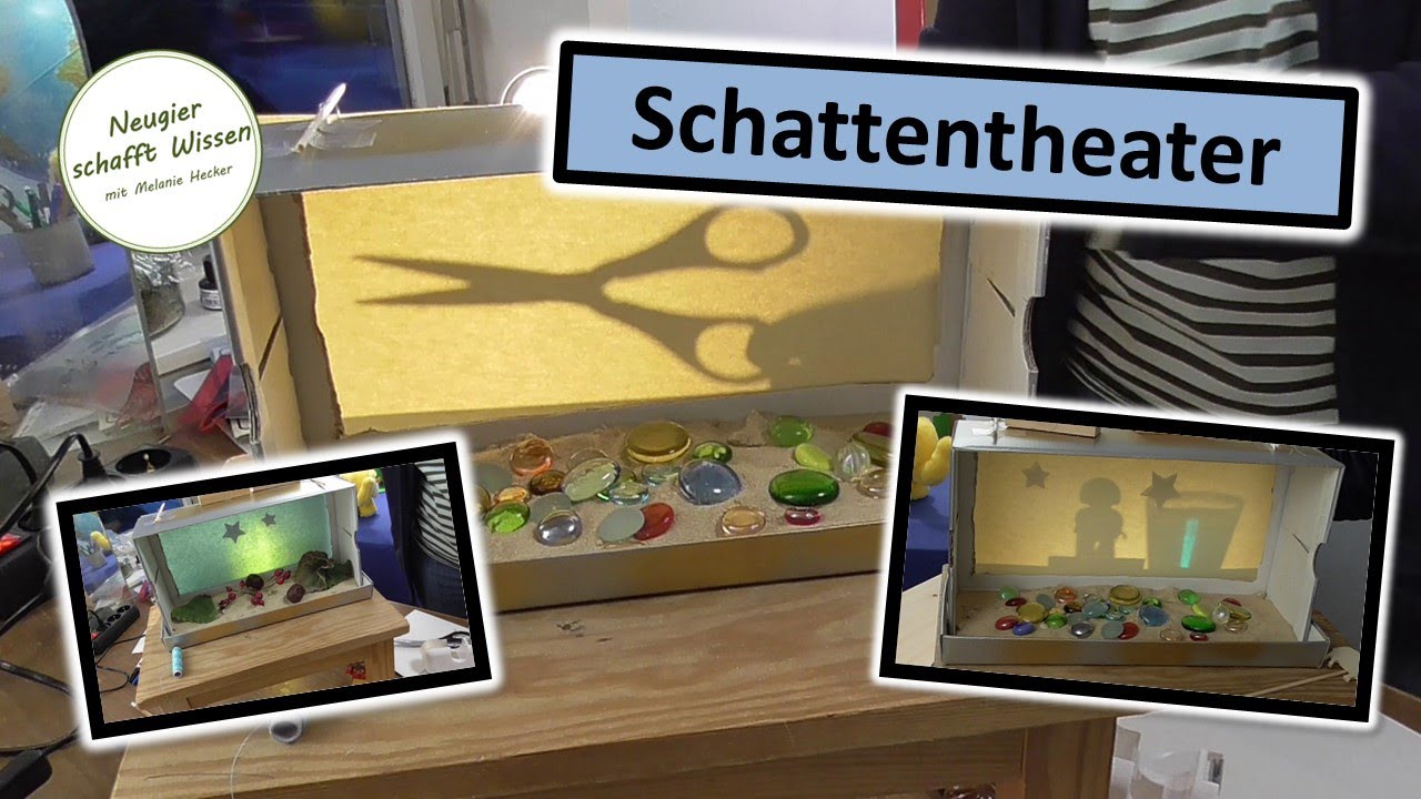 Spektakuläres Schattentheater - Experimente mit Licht und Schatten für Kinder