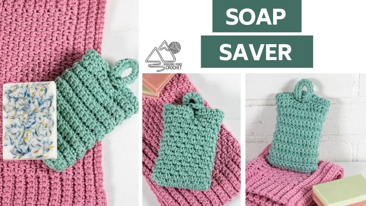 CROCHET: Soap Saver, Soap Bag, Step by Step Tutorial