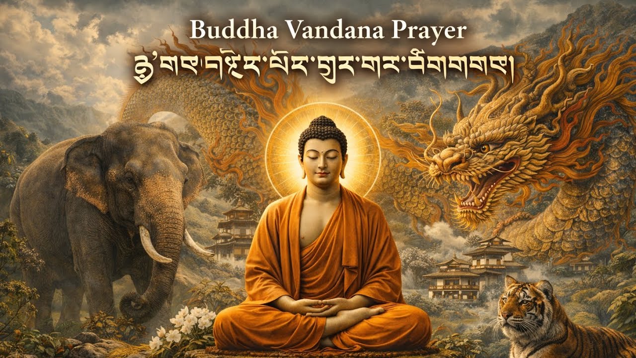 བོད་དང་འབྲུག་གི་སངས་རྒྱས་མཆོད་པ། | འབྲུག་དང་བོད་ཀྱི་  Bhutanese & Tibetan Buddha Vandana 