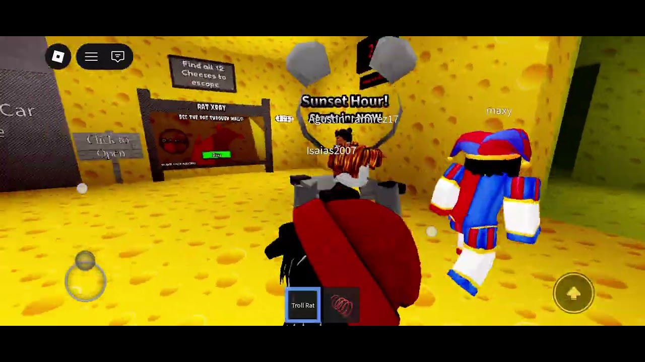 JUGANDO CHEESE ESCAPE MOUSE FANMADE