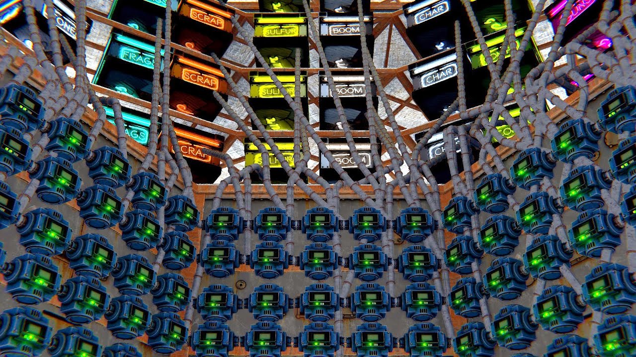 raiding a DOUBLE-LAYERED industrial pipe sorted OPEN CORE...