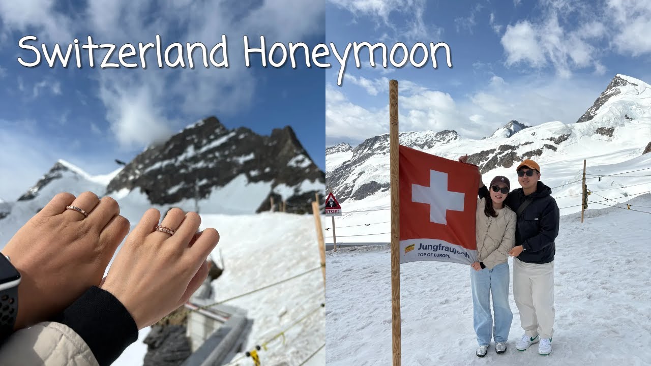 [신혼여행 브이로그] Honeymoon in Switzerland_Part 2: 브리엔츠 호수/인터라켄/융프라우/날씨요정