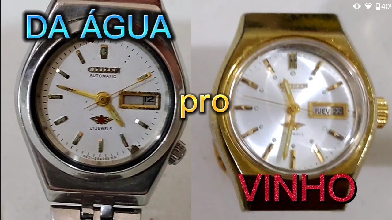 CITIZEN 6601 - ROUPAGEM E CARA NOVA - MUDANÇA DA ÁGUA PRO VINHO - #citizen