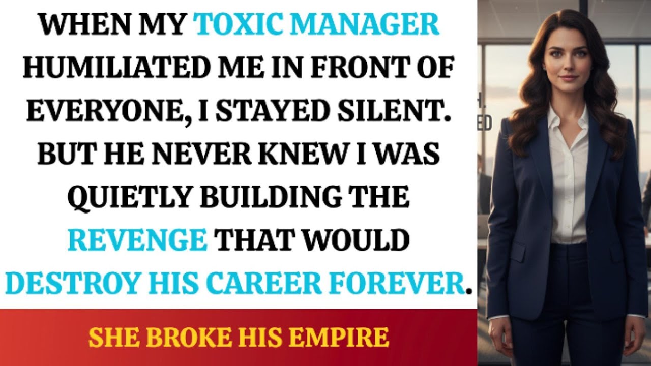 TOXIC MANAGER REVENGE: When My Boss Humiliated Me, I Built the Perfect Payback
