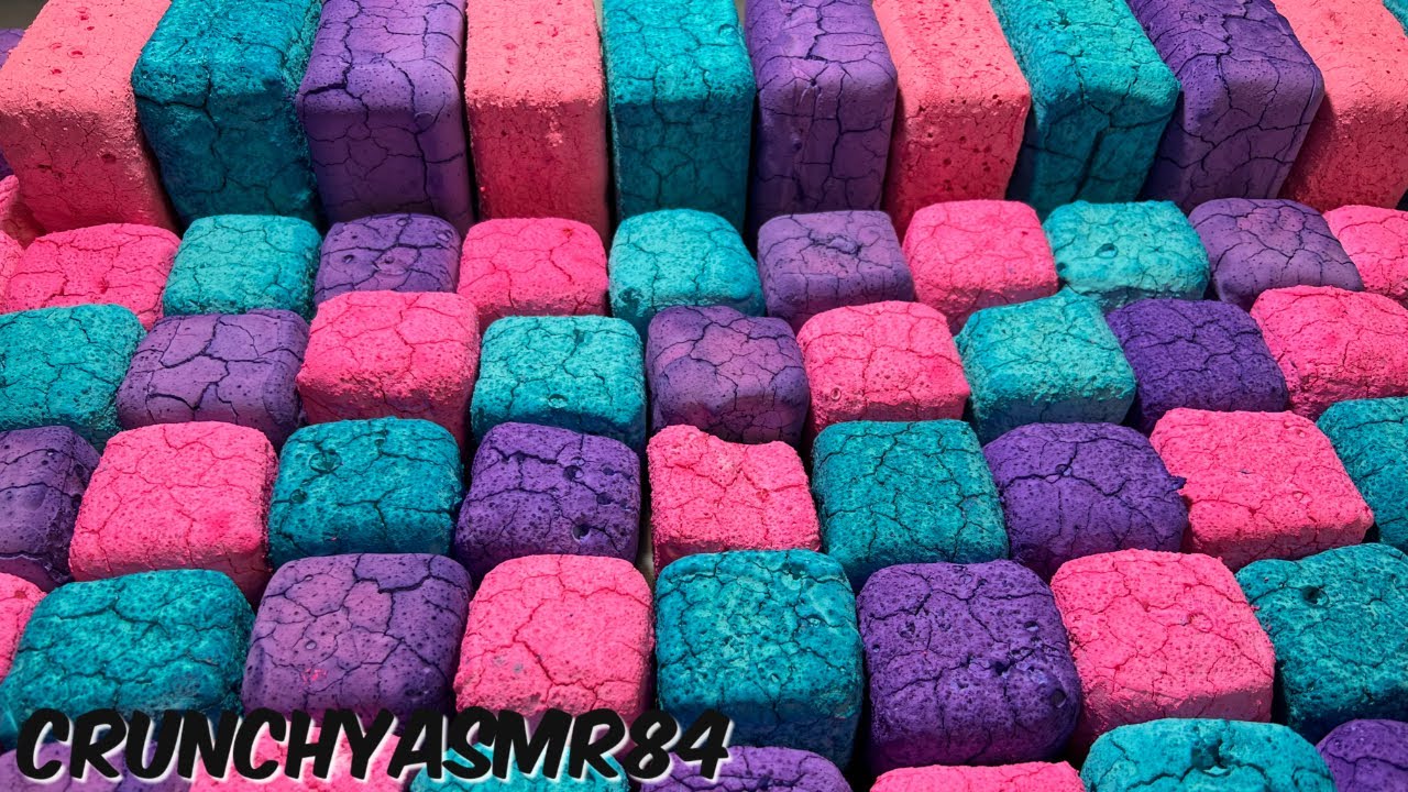 100 Teal, Purple & Pink Pasted Cubes & Blocks | 600K Celebration Pt 4 | Oddly Satisfying