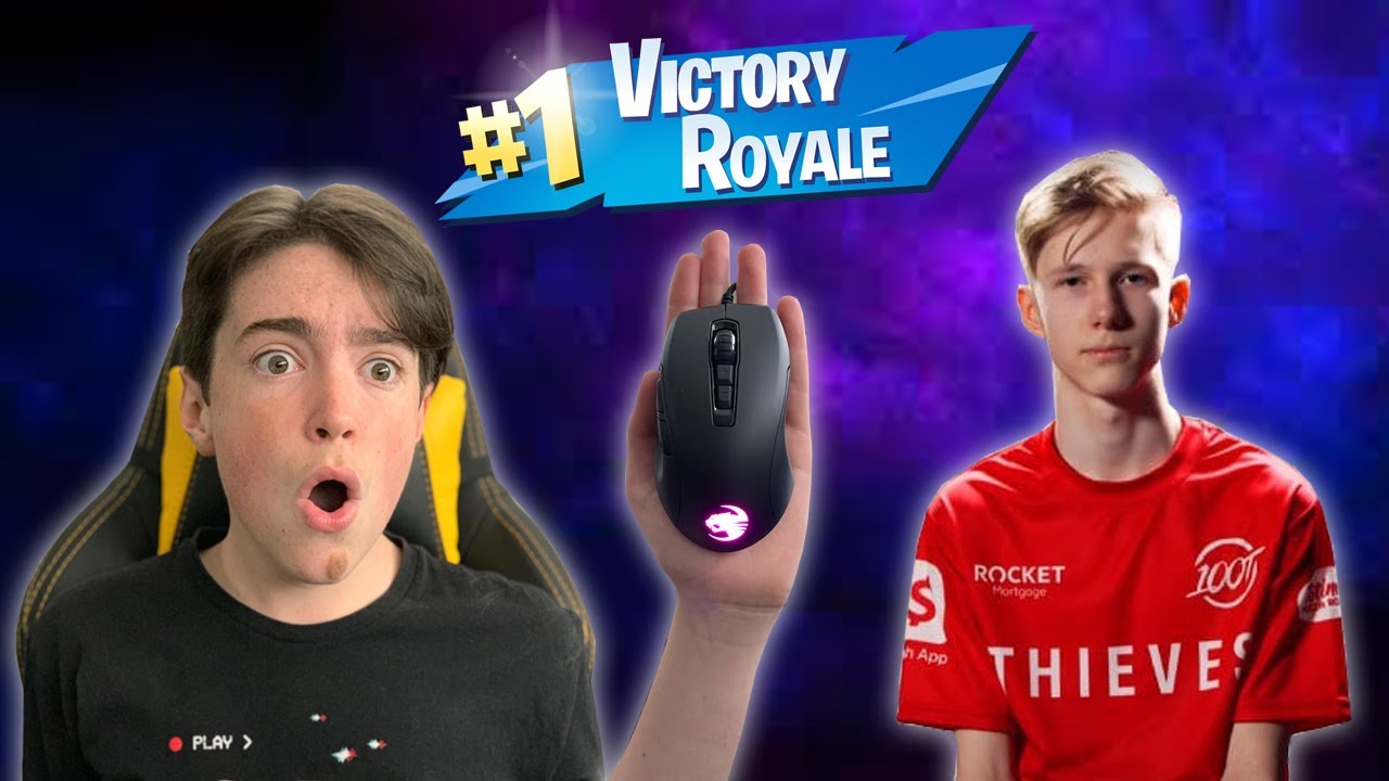 I WON WITH MR SAVAGE'S MOUSE!! - Fortnite Battle Royale
