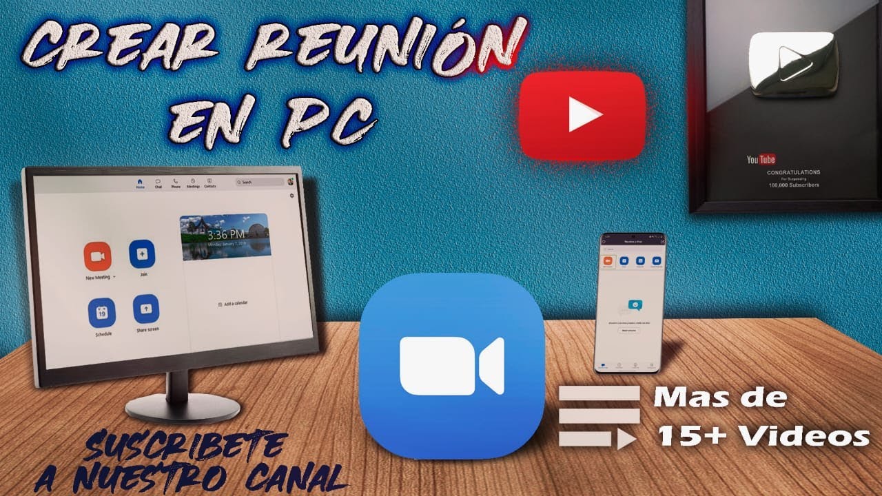 Como crear una reuni&oacute;n en ZOOM desde una pc