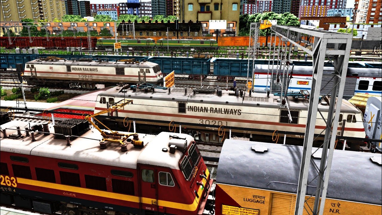 Train Accident || Arriving Ahmedabad Jn Indian Train Simulator || Shanti Express Part - 2