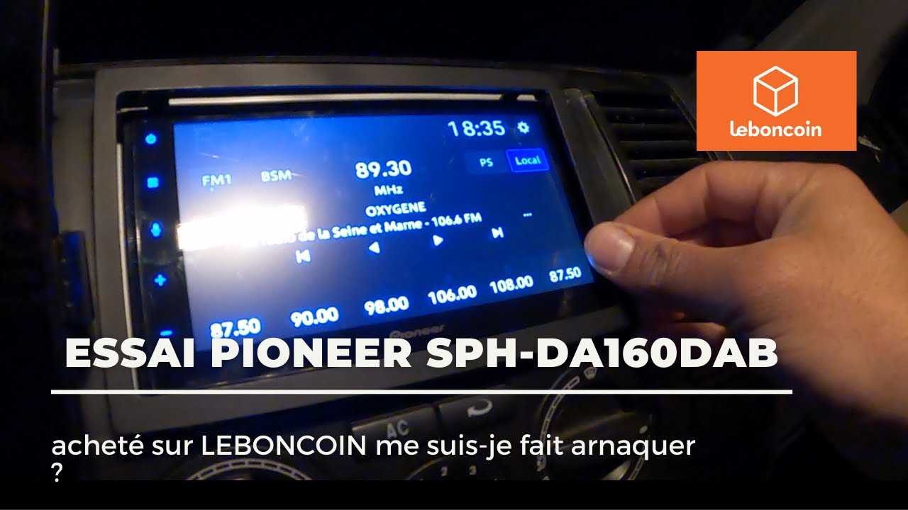 Acquisition d'un autoradio PIONEER SPH-DA160DAB