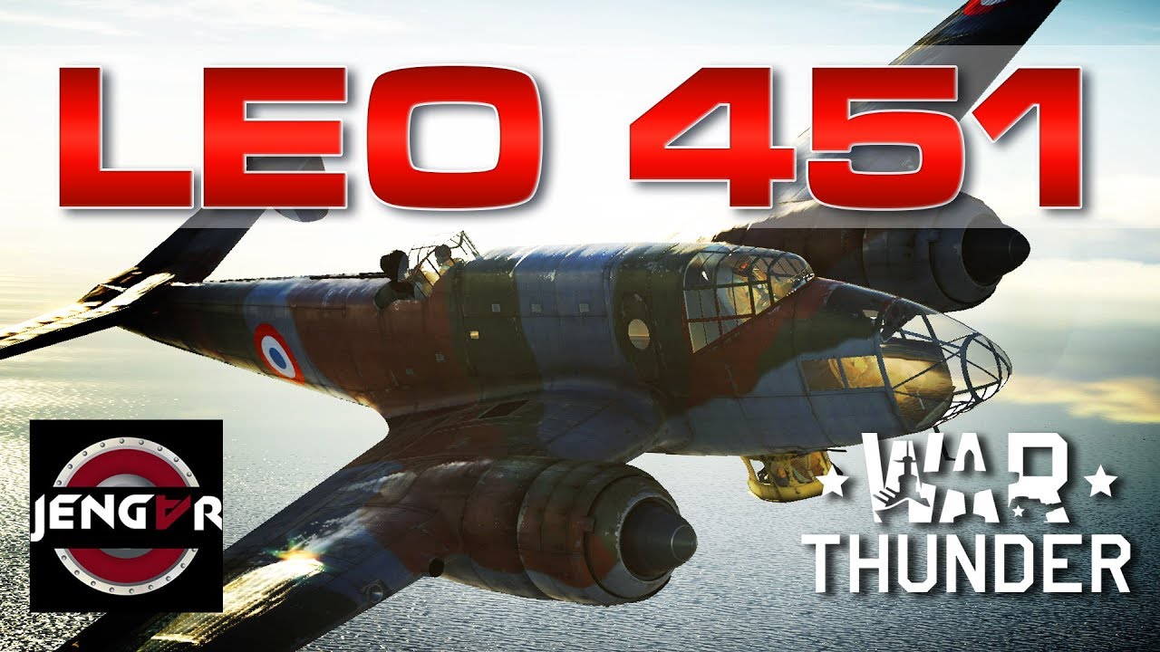 War Thunder Realistic: LeO 451 early [20mm Turret Baby!]
