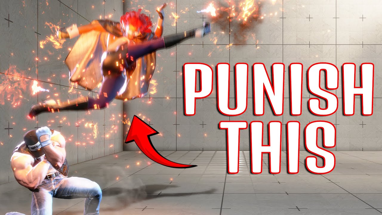 SF6 : How To Punish C.Viper Burning Kicks