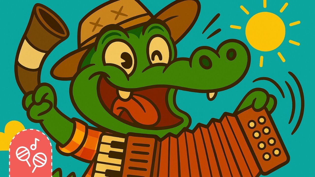 Jacaré Caipira 🐊 🤠 Música Infantil da Fazenda | Canção para Crianças | Bichos Divertidos