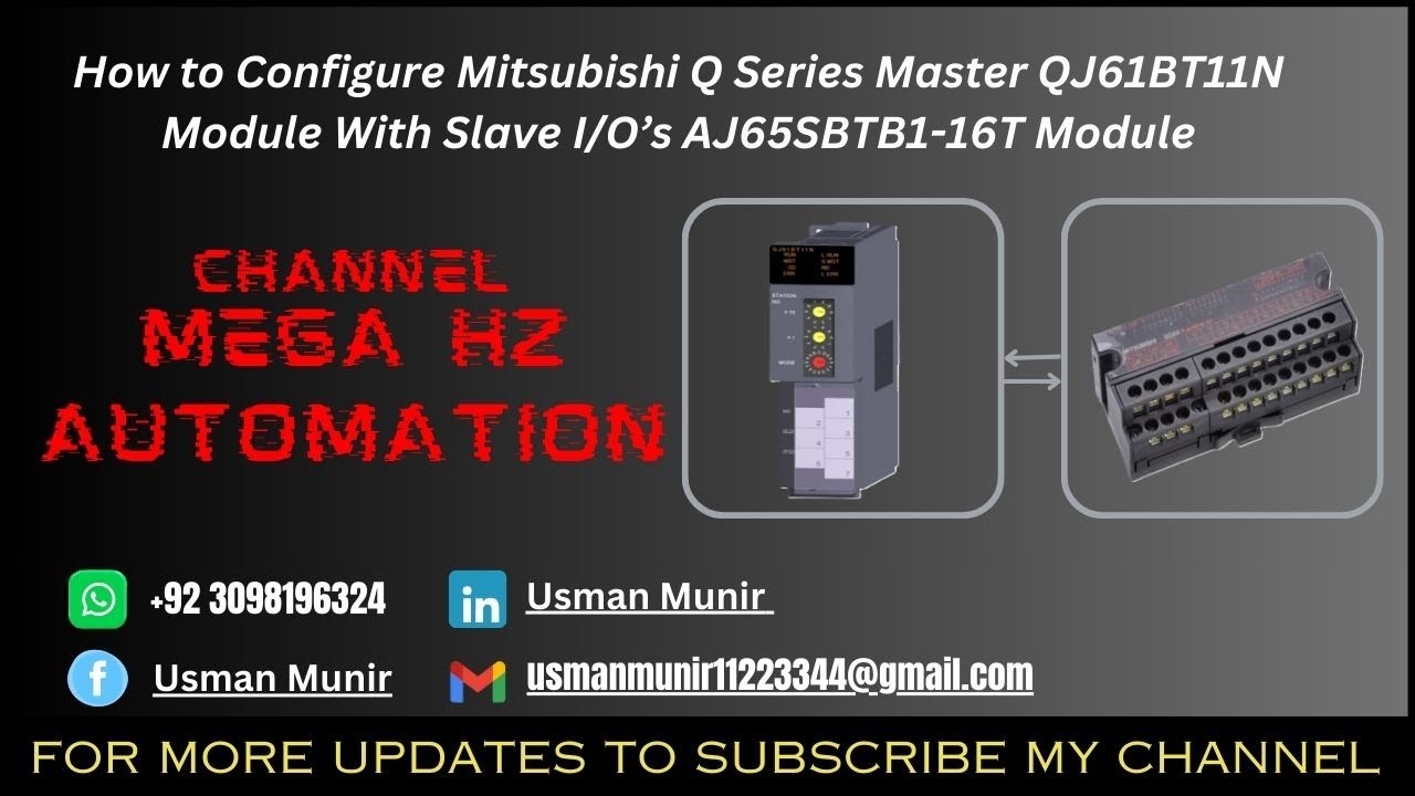 Модуль Mitsubishi Q Series Master CC-Link QJ61BT11N обеспечивает связь с удаленными входами/выход...