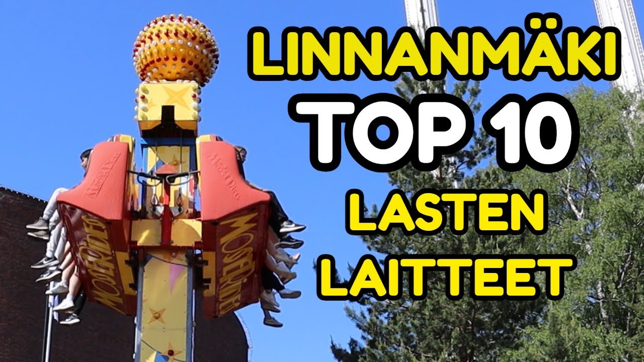 Linnanmäki TOP 10 Lasten Laitteet 2024  (4K)