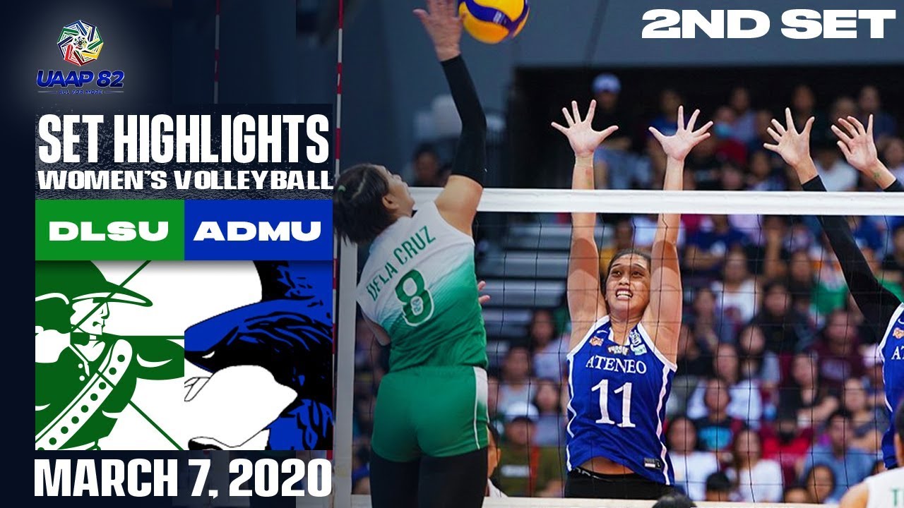 DLSU vs. ADMU - March 7, 2020 | Set 2 Highlights | UAAP 82 WV