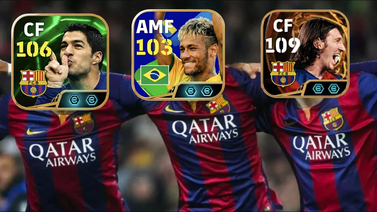 MSN front 3 in efootball league AI league live streaming #efootball