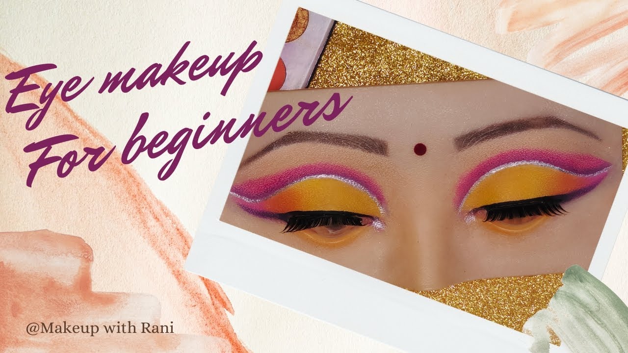 Easy and simple eye makeup for beginners || party eye look || wedding, reception eye look