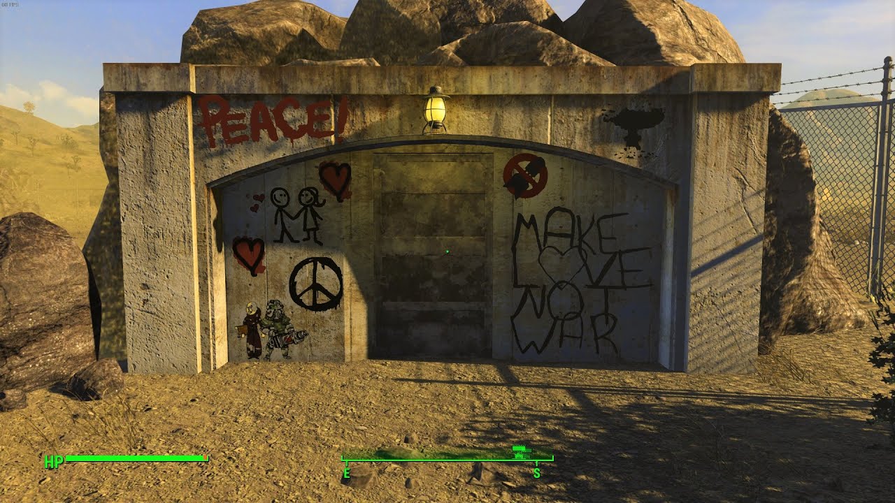 Hidden Valley BOS Underground Bunker - Fallout 4 Settlement build with mods - Brotherhood of Steel