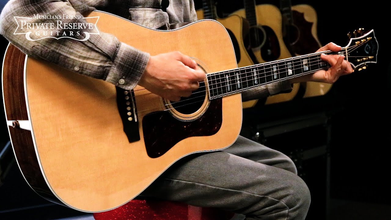Guild D-55E Dreadnought Acoustic-Electric Guitar
