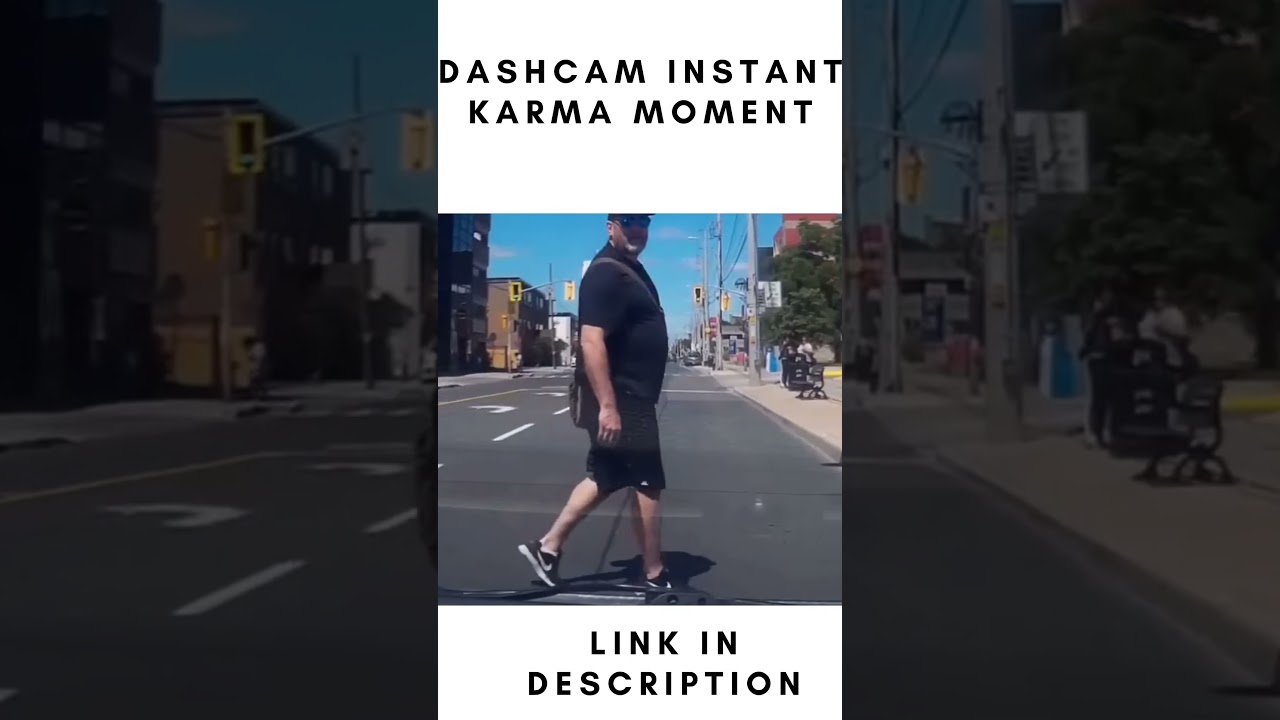 Funny Instant Karma Caught On Dashcam 😂 | Viral videos #shorts
