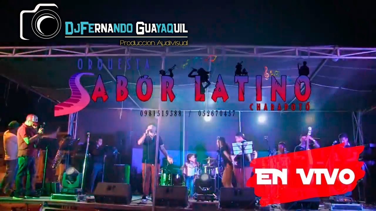 Mosaico El Aguajal Sabor Latino Orquesta Video En Vivo HD