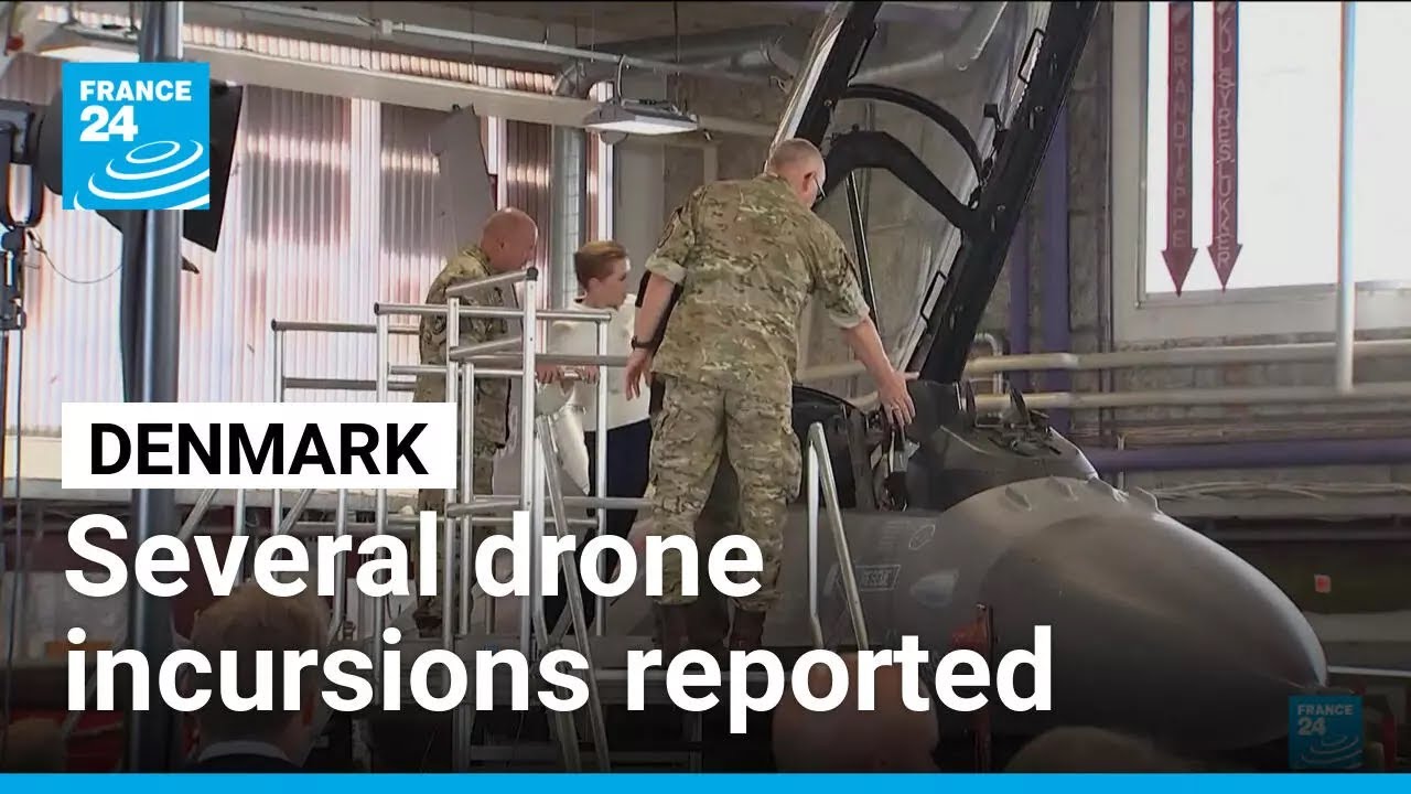 'Denmark is on high alert after reporting several drone incursions' &bull; FRANCE 24 English