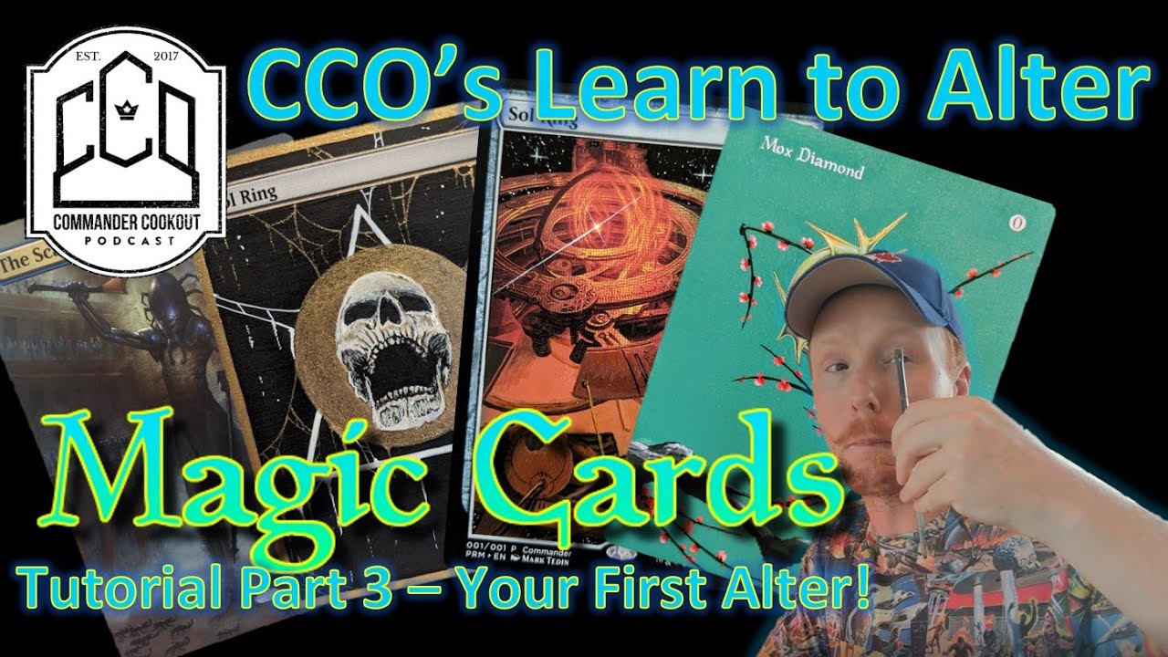 Учебное пособие по MTG Altered Art — часть 3 — Начинаем свой первый Alter! | Подкаст CCO | EDH | ...