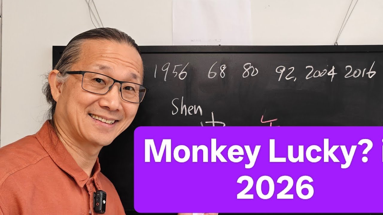 Monkey Animal sign luck in 2026 year of the horse. Are you lucky?
