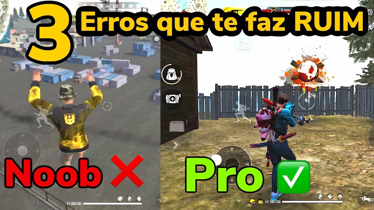 TOP 3 ERROS QUE TE FAZ SER RUIM - MUDE ISSO AGORA - #JaderLegend