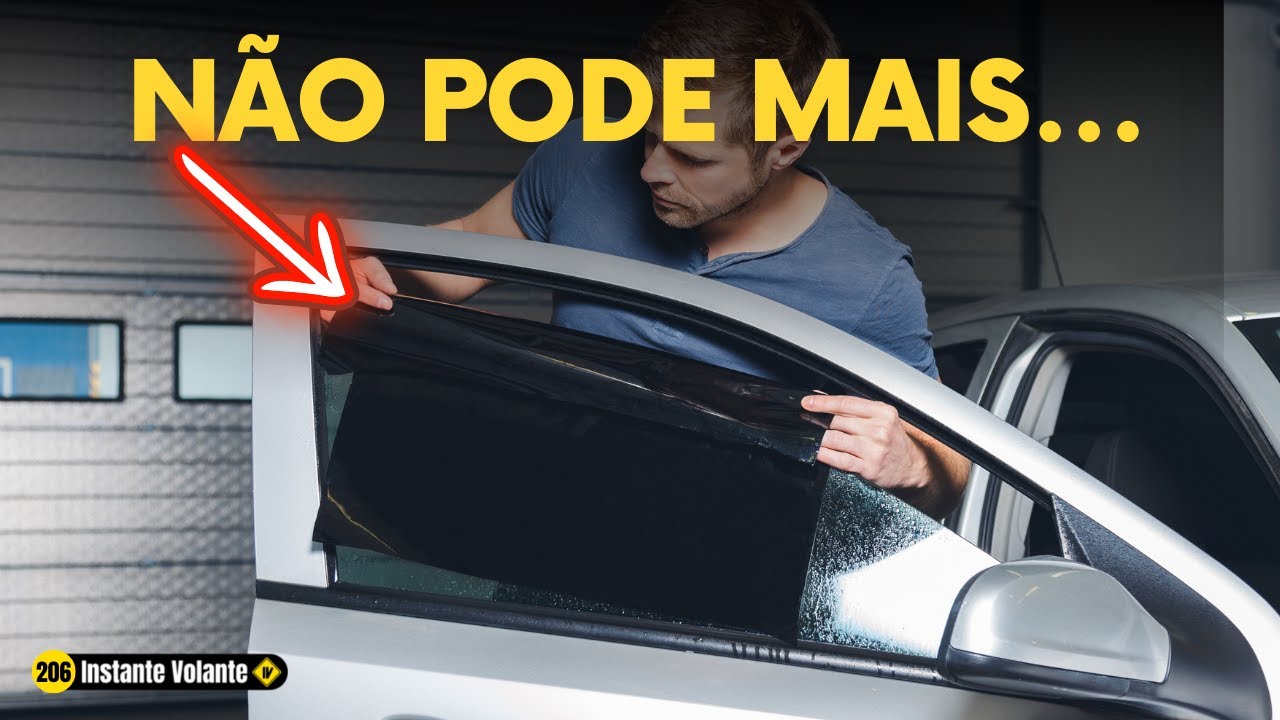 Nova lei do INSULFILM já está valendo. O QUE MUDOU e o valor da multa atual | 📺206