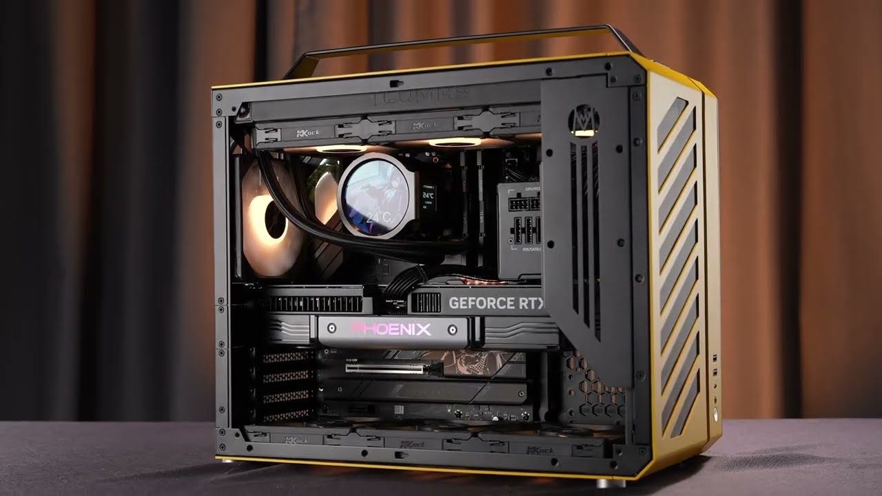 Mechanic Master Flagship Series Gaming PC Case — C34PRO Bumblebee Yellow