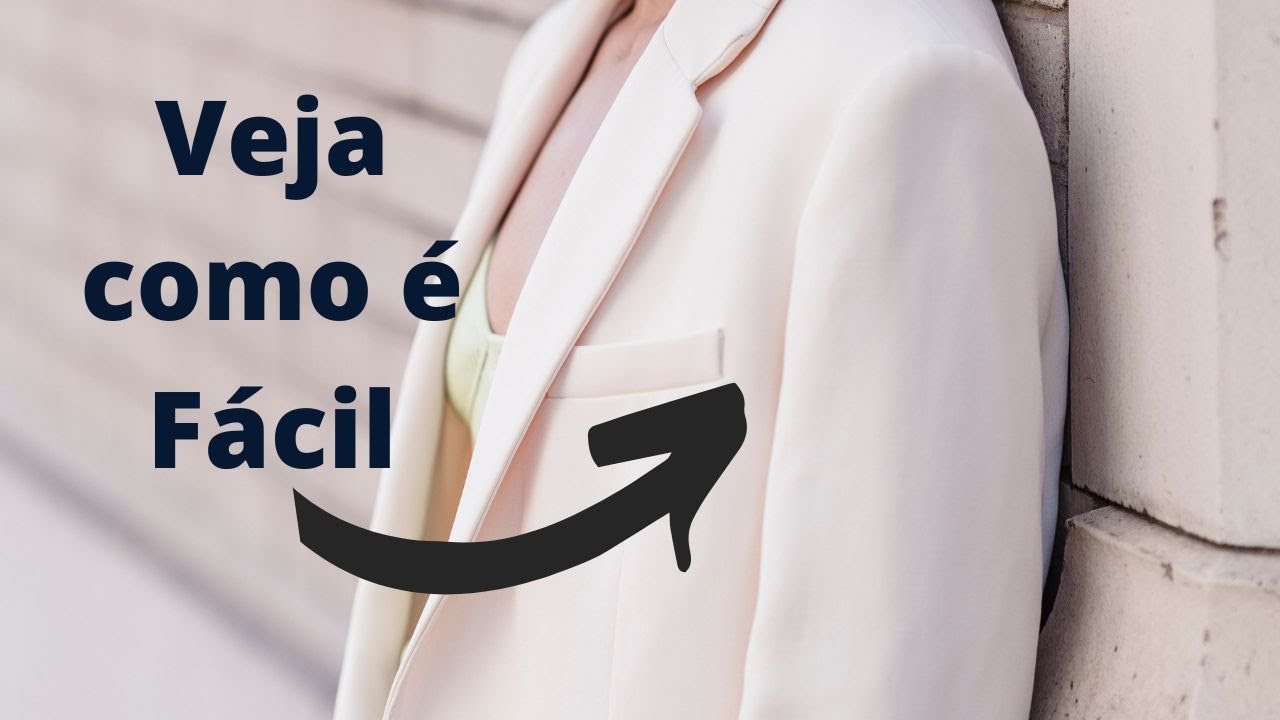 Como colocar a manga no blazer