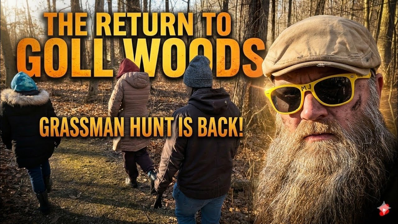Searching Goll Woods again for any signs of the Elusive Ohio Grassman 