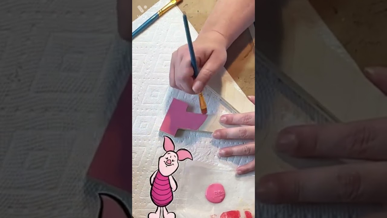 Wooden letters (Winnie the pooh edition)