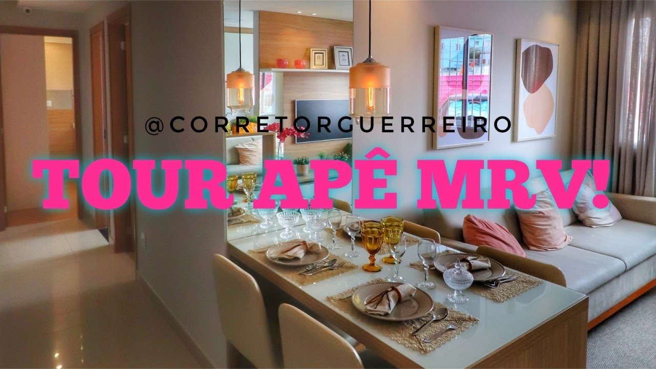 TOUR PELO APÊ MRV ! 💘🤩Planta de Meio🥰 👌🏼Apartamento MRV lindo 🤗