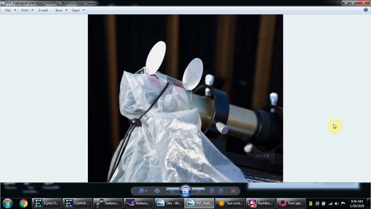 Solar Imaging Tutorial, Focus, Flat Calibration, Exposure | Jan 20, 2020