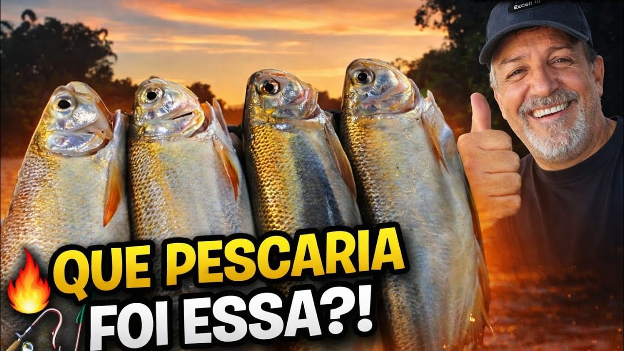 Pescaria com amigos especiais 
