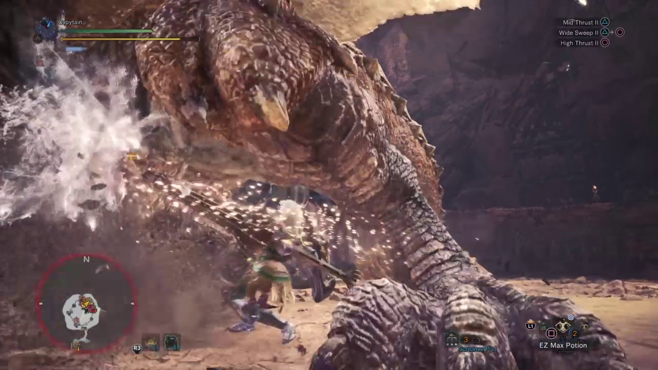 MHW | Arena Quest 09 | A rank solo Lance |07'52