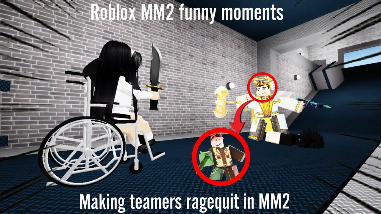 Making teamers RAGEQUIT in MM2 (Roblox Murder Mystery 2 funny moments)