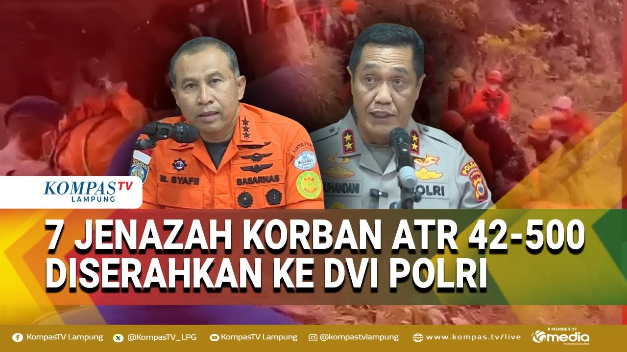Terbaru! Basarnas Serahkan 7 Jenazah Korban Pesawat ATR 42-500 ke DVI Polri untuk Identifikasi