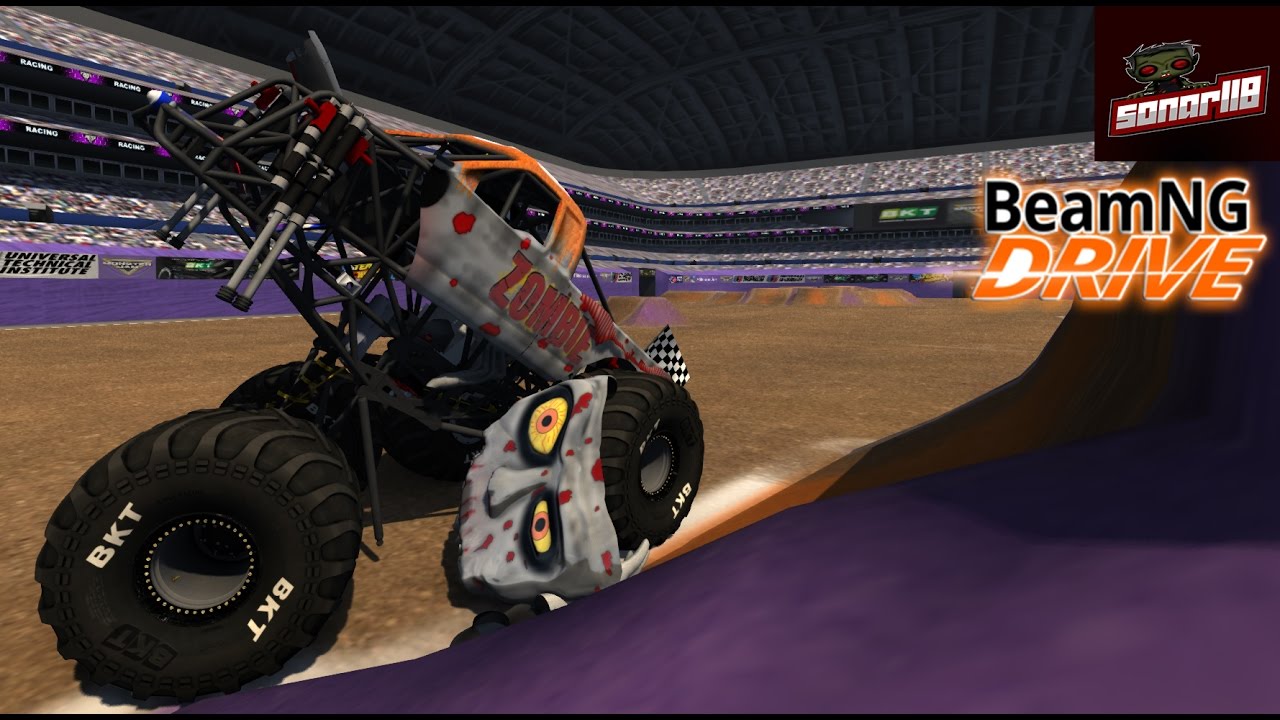 BeamNG.drive Monster Jam: 12 Truck Freestyle в Сент-Луисе, 2016