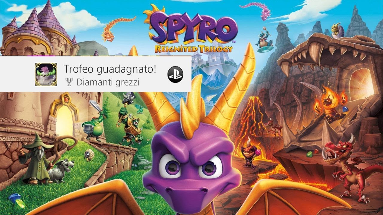 Raccogli 500 gemme in Testa di latta (Trofeo: Diamanti Grezzi) + Perfetto - Spyro the Dragon