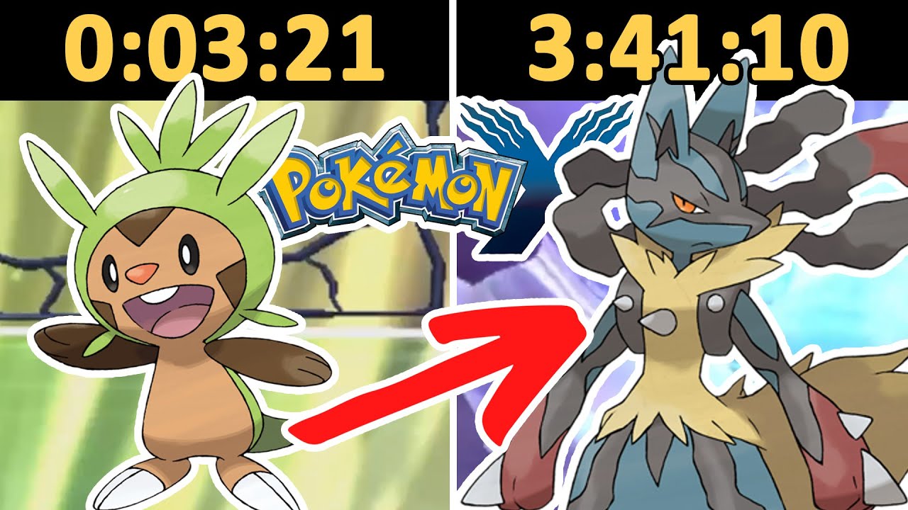 คนที่เล่น POKEMON X แบบเร็วที่สุดในโลก! | POKEMON X SPEEDRUN REACTION